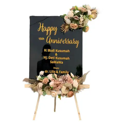 Papan Bunga Akrilik Woromarto
