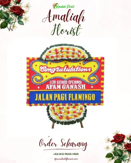 Sewa Papan Bunga Woromarto